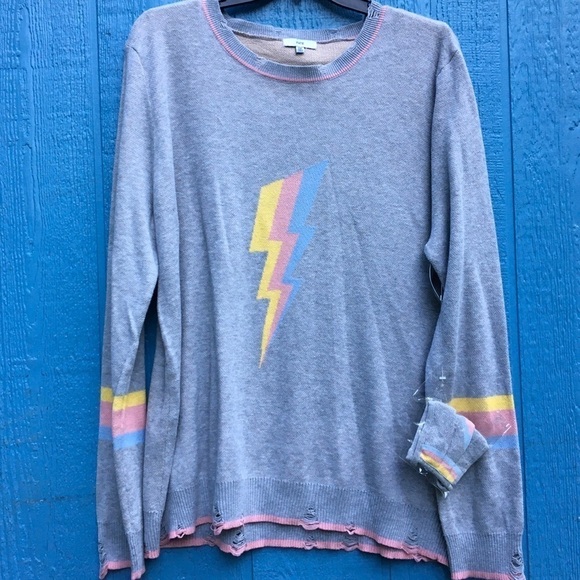 NWT Fate Distressed Sweater and Face Mask 2X - Picture 2 of 7
